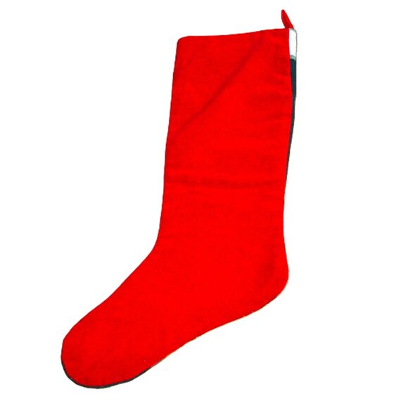 Extra Long Christmas Stocking Needlepoint Santa Christmas Tree Toys - Picture 2 of 2